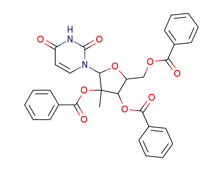1-(3,4-dibenzoyloxy-5-benzoyloxymethyl-3-methyl-tetrahydro-furan-2-yl)-1H-pyrimidine-2,4-dione