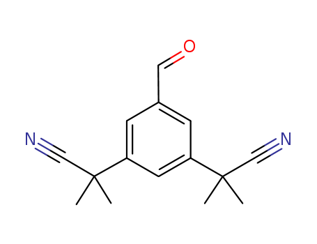 5-Formyl-α,α,α’,α’-tetramethyl-1,3-benzenediacetonitrile