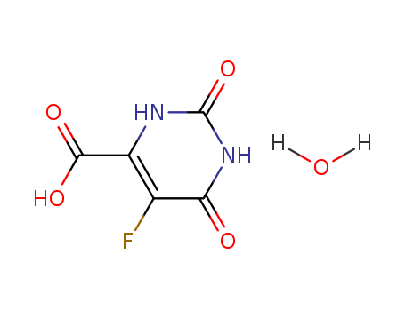 4-Pyrimidinecarboxylicacid, 5-fluoro-1,2,3,6-tetrahydro-2,6-dioxo-, hydrate (1:1)
