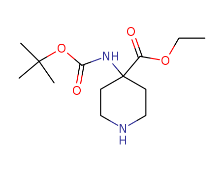 ethyl 4-[(2-methylpropan-2-yl)oxycarbonylamino]piperidine-4-carboxylate
