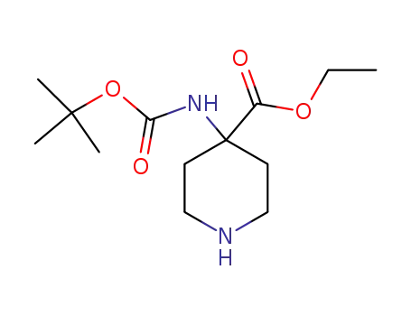 4-tert-butoxycarbonylamino-piperidine-4-carboxylic acid ethyl ester