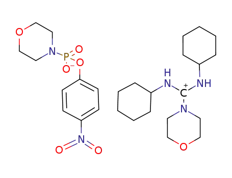 4-morpholinyl-N,N'-dicyclohexylcarboxamidinium p-nitrophenyl phosphomorpholidate