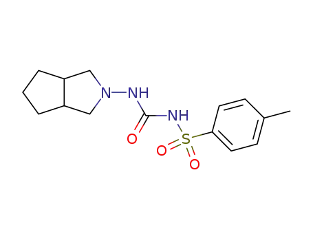 Benzenesulfonamide, N-[[(hexahydrocyclopenta[c]pyrrol-2(1H)-yl)amino]carbonyl]-4-methyl-