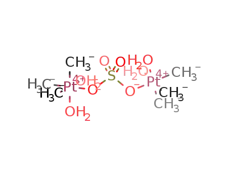 trimethylplatinum(IV) sulphate tetrahydrate
