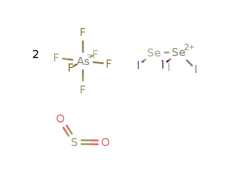 (diselenium tetraiodine)(AsF6)2*SO2