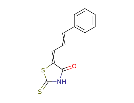4-Thiazolidinone,5-(3-phenyl-2-propen-1-ylidene)-2-thioxo- cas  15328-87-7