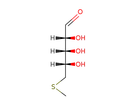 Molecular Structure of 23656-67-9 ((2R,3S,4S)-2,3,4-trihydroxy-5-methylsulfanyl-pentanal)