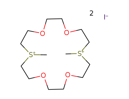 1,10-dimethyl-4,7,13,16-tetraoxa-1,10-dithiacyclooctadecane diiodide