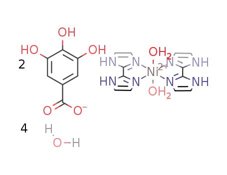 [Ni(2,2'-biimidazole)2(OH2)2](3,4,5-tris-hydroxy-benzoate)2*4H2O