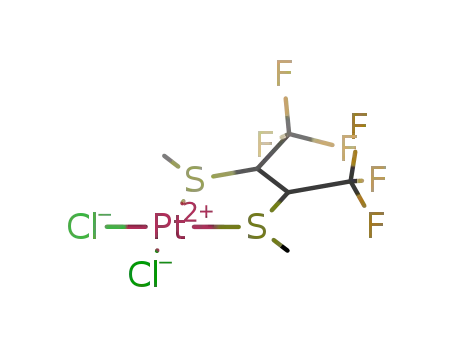 cis-[3,4-bis(trifluoromethyl)-2,5-dithiahexane]dichloroplatinum(II)