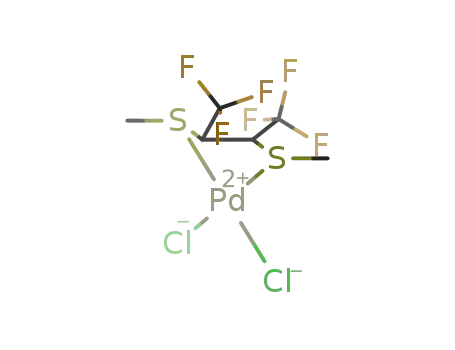 PdCl2(CH3SCH(CF3)CH(CF3)SCH3)
