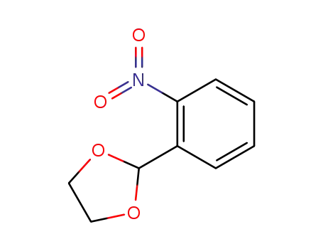 Molecular Structure of 48140-35-8 (2-(2-nitrophenyl)-1,3-dioxolane)