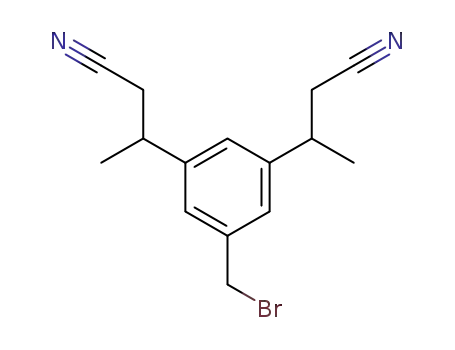 3,5-bis(2-cyanoisopropyl)benzylbromide