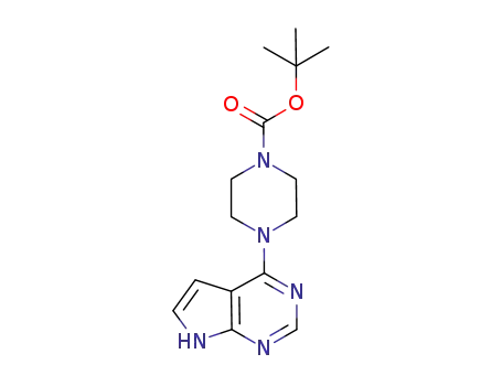 4-(7H-pyrrolo[2,3-d]pyrimidin-4-yl)piperazine-1-carboxylic acid tert-butyl ester