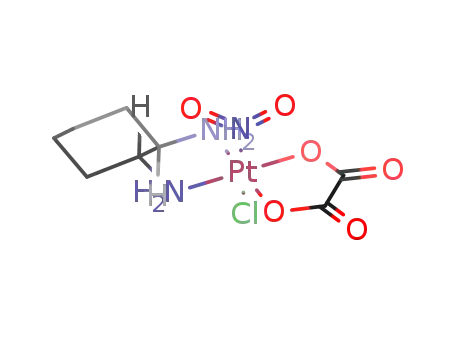 (trans-l-1,2-diaminocyclohexane)oxalatochloronitroplatinum(IV)