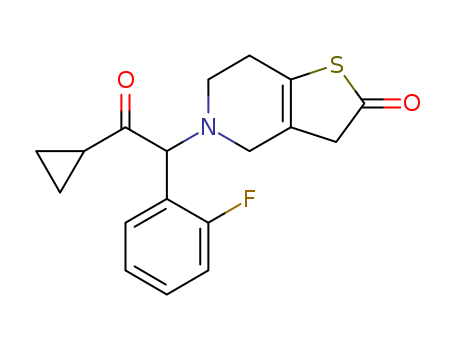 5-[2-Cyclopropyl-1-(2-fluorophenyl)-2-oxoethyl]-4,5,6,7-tetrahydrothieno[3,2-c]pyridin-2(3H)-one