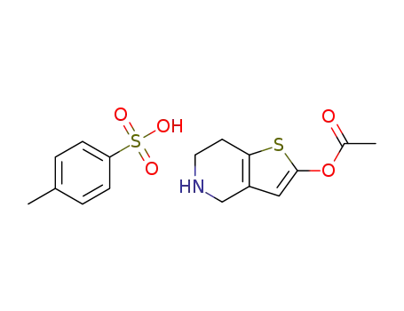 2-acetoxy-4,5,6,7-tetrahydrothieno[3,2-c]pyridine p-toluenesulfonate