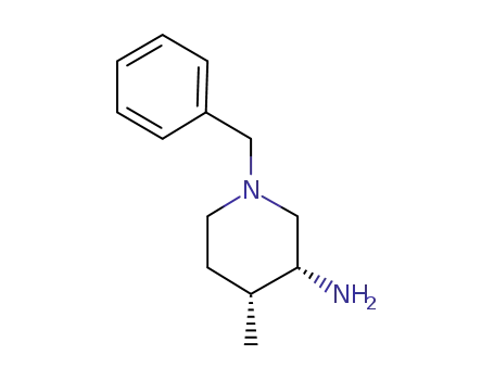 (+/-)-cis-4-methyl-1-(phenylmethyl)-piperidin-3-ylamine