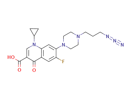 7-(4-(3-azidopropyl)piperazin-1-yl)-1-cyclopropyl-6-fluoro-4-oxo-1,4-dihydroquinoline-3-carboxylic acid