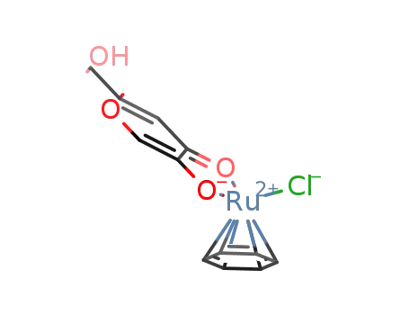 (η6-C6H6)RuCl(5-hydroxy-2-(hydroxymethyl)-4-pyrone)