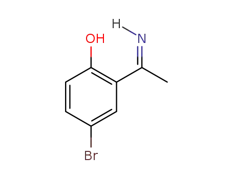 Molecular Structure of 92832-02-5 (Phenol, 4-bromo-2-(1-iminoethyl)-)