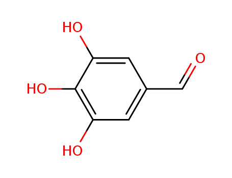 Molecular Structure of 13677-79-7 (3,4,5-Trihydroxybenzaldehyde)