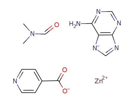 Zn(adeninate)(isonicotinate)(N,N'-dimethylformamide)