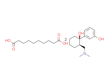 (+)-(1R,2R)-3-[2-(dimethylamino)-methyl-1-hydroxycyclohexyl]phenol hemi-sebacate