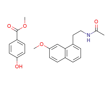 agomelatine methyl 4-hydroxybenzoate adduct