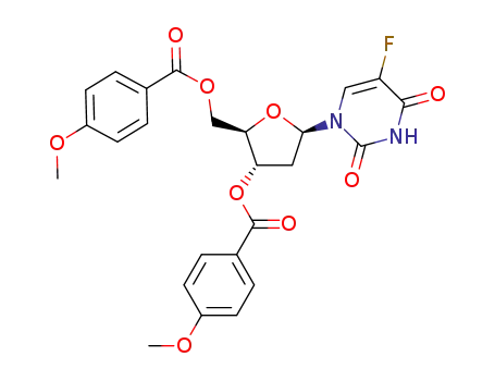 5-fluoro-1-(3',5'-di-O-p-methoxybenzoyl-2'-deoxy-D-ribofuranosyl)uracil