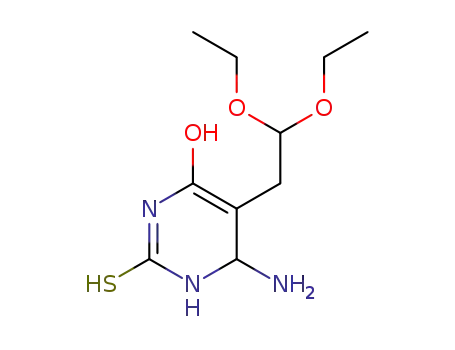 6-amino-5-(2,2-diethoxyethyl)-2-mercaptopyrimidin-4-ol  
