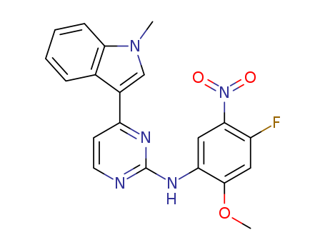 low price  N-(4-Fluoro-2-methoxy-5-nitrophenyl)-4-(1-methyl-1H-indol-3-yl)-2-pyrimidinamine