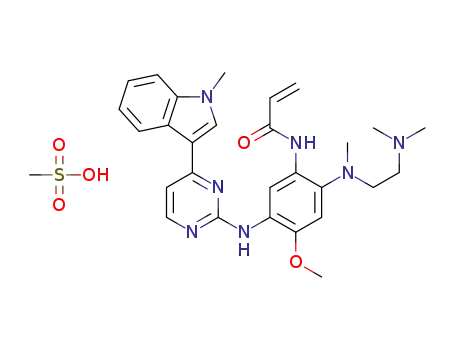 Molecular Structure of 1421373-66-1 (AZD-9291 (Mesylate))