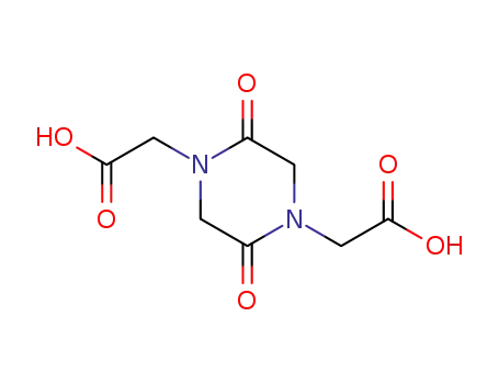 Molecular Structure of 77752-64-8 (1,4-Piperazinediacetic acid, 2,5-dioxo-)