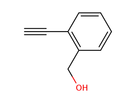 Molecular Structure of 10602-08-1 (2-ETHYNYLBENZYL ALCOHOL  97)