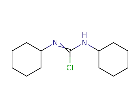 Molecular Structure of 114316-64-2 (Carbamimidic chloride, N,N'-dicyclohexyl-)