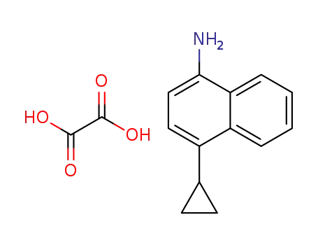 Molecular Structure of 1533519-87-7 (1-aMino-4-cyclopropylnaphthalene oxalate)