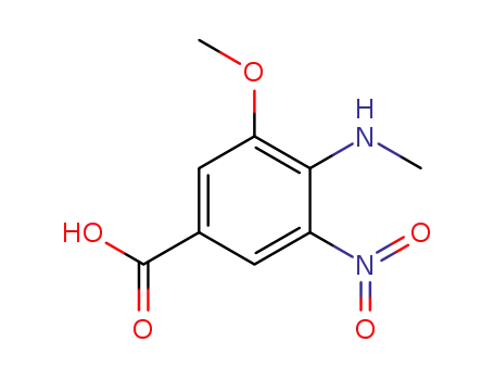 3-methoxy-4-(methylamino)-5-nitrobenzoic acid