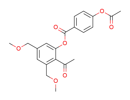 4,6-bis(methoxymethyl)-2-(4-acetoxybenzoyloxy)acetophenone