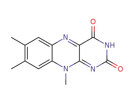 Molecular Structure of 1088-56-8 (LUMIFLAVINE)