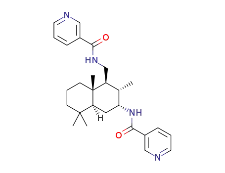 N-(((1S,2S,3R,8aS)-2,5,5,8a-tetramethyl-3-(nicotinamido)decahydronaphthalen-1-yl)methyl)nicotinamide
