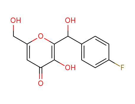 2-((4-fluorophenyl)(hydroxy)methyl)-3-hydroxy-6-(hydroxymethyl)-4H-pyran-4-one