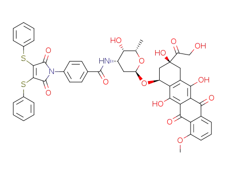 N-( p-benzamide-N-doxorubicin)-3,4-dithiophenoylmaleimide