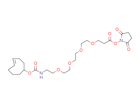 (E)-2,5-dioxopyrrolidin-1-yl 1-(cyclooct-4-en-1-yloxy)-1-oxo-5,8,11,14-tetraoxa-2-azaheptadecan-17-oate