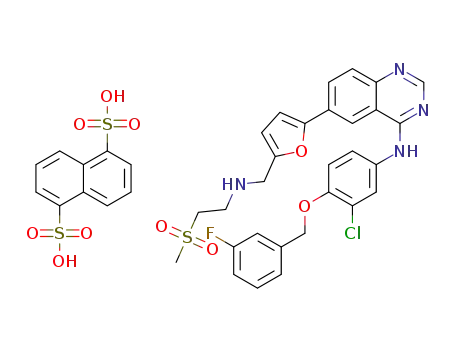 lapatinib naphthalene-1,5-disulfonic acid salt
