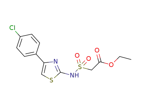 ethyl {N-[4-(4-chlorophenyl)-1,3-thiazol-2-yl]sulfamoyl}acetate