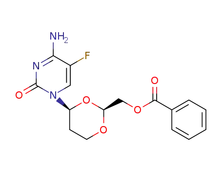 β-{4-[4-amino-5-fluoro-2-oxopyrimidin-1(2H)-yl]-1,3-dioxan-2-yl}methyl benzoate