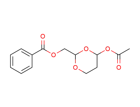 (4-acetoxy-1,3-dioxan-2-yl)methyl benzoate