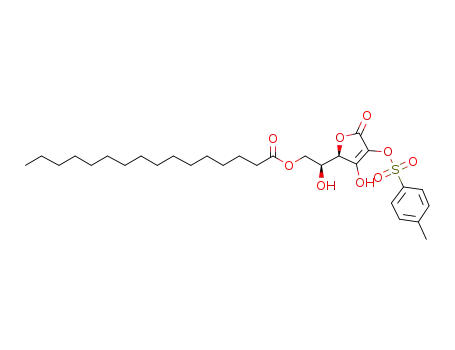 (S)-2-hydroxy-2-((R)-3-hydroxy-5-oxo-4-(tosyloxy)-2,5-dihydrofuran-2-yl)ethyl palmitate