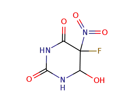5-fluoro-6-hydroxy-5-nitro-5,6-dihydrouracil